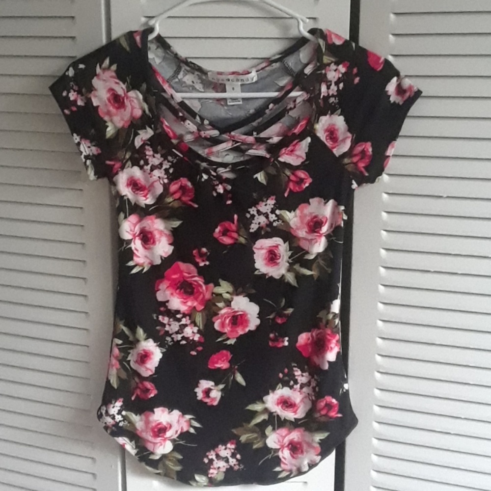 Floral print shirt